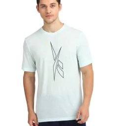 Reebok MYT SS Aqua Printed T-Shirt-image-1
