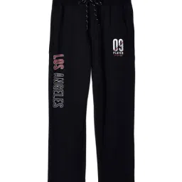 Monte Carlo Kids Black Printed Trackpants-image-52