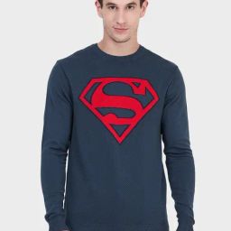 Free Authority Superman Printed Regular Fit Sweater-image-50