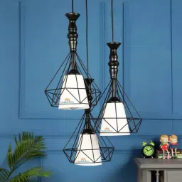 DecorativeRay White Iron Ceiling Light - Set of 1-image-45