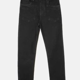 Kiddopanti Kids Black Solid Jeans-image-30