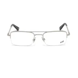WEB EYEWEAR Silver Half Rim Rectangular Frame Designed in Italy-image-33
