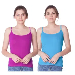 Dollar Missy Purple & Blue Camisole Pack of - 2-image-78