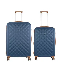 it luggage Fashionista Blue Combo-28 & 24 inches Expandable Hardsided Luggage Trolley with TSA Lock-picture-12