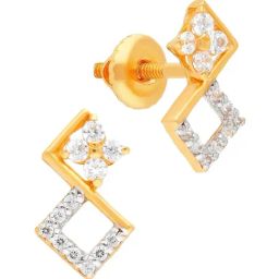 Malabar Gold & Diamonds 22k (916) BIS Hallmark Yellow Gold Earring for Women-image-99