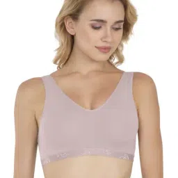 Jockey Es04 Mocha Wirefree Padded Full Coverage Sports Bra With Removable Pads-image-51