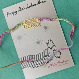 BeAbhika Bhabhi Pataka Quirky Rakhi with Roli Chawal Capsules & Card-image-9