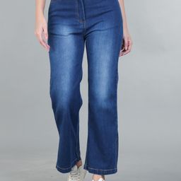 The Roadster Lifestyle Co Cotton Flared No Fade Jeans-image-41