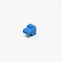 XY2500FC-2.54-XINYA-3 Pin Plug-in Terminal Block(Blue)XY2500FC-2.54-XINYA-3 Pin Plug-in Terminal Block(Blue) image 2