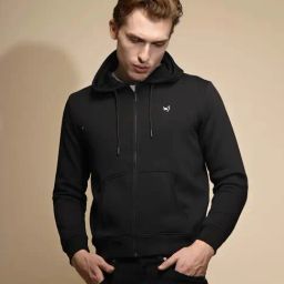 Global Republic Black Regular Fit Hooded Sweatshirt-image-85