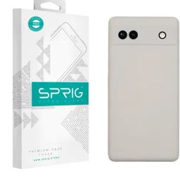 Sprig Liquid Silicone Back Cover for GOOGLE PIXEL 6A (White)-image-91