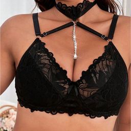 LULU & SKY Floral Lace Medium Coverage Lightly Padded Bra-picture-40