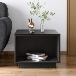 Godrej Interio Skyline Black Engineered Wood Corner Table-image-53