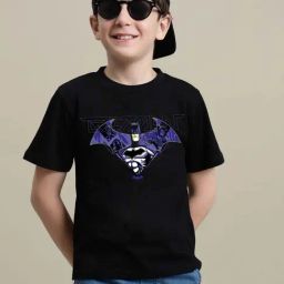 Kidsville Batman Printed Regular Fit Tshirt For Boys-picture-35