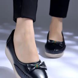 Shoetopia Women's Black Wedge Ballets-image-99