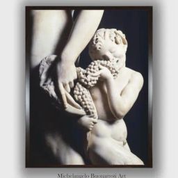 The Art House Black & White Satyr Wooden Painting Wall Art-image-119