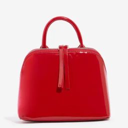 Westside Red Glossy Handbag-image-14