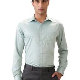 Park Avenue Blue Slim Fit Formal Shirt-picture-47