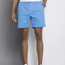 Tommy Hilfiger Men Solid Mid-Rise Regular Fit Shorts-picture-5