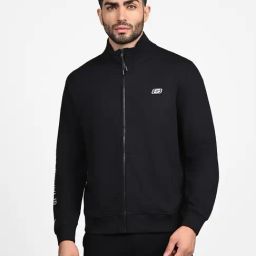 Skechers Black Cotton Regular fit Others Jackets-image-62