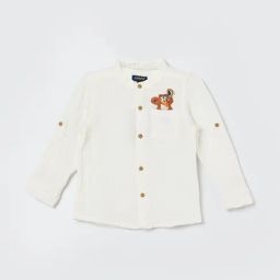 Juniors by Lifestyle Off White Regular Fit Shirt-picture-12