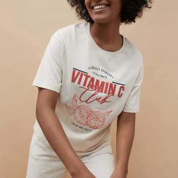 Fame Forever by Lifestyle White Cotton Printed T-Shirt-image-9
