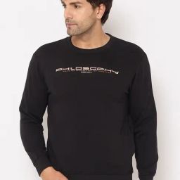 Duke Black Regular fit Printed Sweatshirt-image-22
