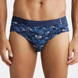 Jockey US52 Men's Super Combed Cotton Printed Brief with Ultrasoft Waistband (Prints May Vary)-image-70