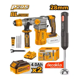 Ingco Cordless Rotary Hammer & Hand Blender Combo Kit with SDS Plus Chuck and 4.5 J Impact Energy, COSLI231001 image 2