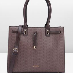Allen Solly Brand Logo Printed Structured Shoulder Bag-image-42