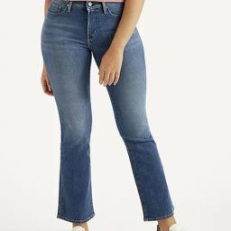 Levi's Blue Flare Fit Jeans-picture-7