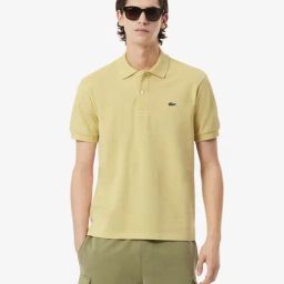 Lacoste Yellow Classic Fit Polo T-Shirt-image-53