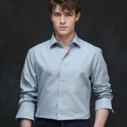 Rare Rabbit Blue Regular Fit Solid Shirt-picture-18