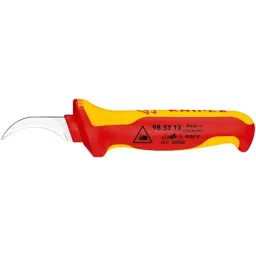 Knipex 98 53 50 mm 13 Dismantling Knives Red and Yellow-image-82
