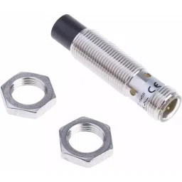 RS PRO Inductive Barrel-Style Proximity Sensor M12x1 8 mm Detection PNP 10-30 V DC, 208257-18