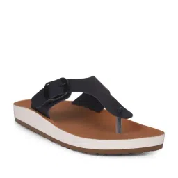 Bata Men's Blue T-Strap Sandals-picture-33