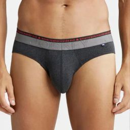 Jockey US59 Black Melange Super Combed Cotton Briefs with Ultrasoft Waistband-image-72