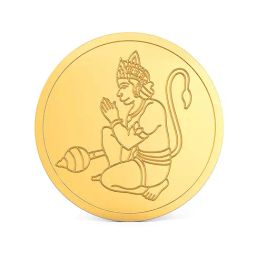 Joyalukkas Lord Hanuman 22k (916) 2gm Yellow Gold Coin-image-39