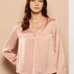 her by invictus Solid Pleated Top-image-18