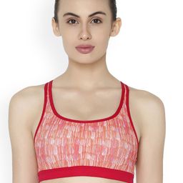 Triumph Triaction 134 Top Non-Padded Wireless High Bounce Control Reversable top Dual Print Sports Bra-picture-0