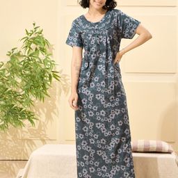 Glamoras Printed Maxi Nightdress-image-97