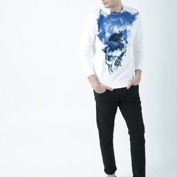 Huetrap Men White Printed Sweatshirt-image-58