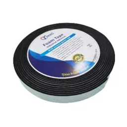 TJIKKO 10 mm x 5 mm x 5 m Black Single-Sided Foam Tape (Pack of 8)-picture-4