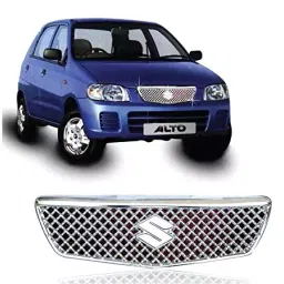 Prior Chrome Front Grill Covers for Maruti Suzuki Alto Type-image-20