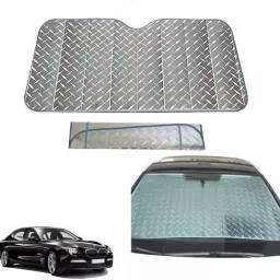 Auto Pearl F48 Dashboard Sun Shade Cover with Suction Cup for BMW 730d (Grey)-6