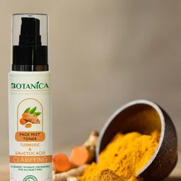 Jaquline USA Botanica Face Mist Toner With Turmeric & Salicylic Acid - 100ml-50