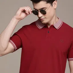 French Connection Polo Collar Pure Cotton T-shirt-image-71