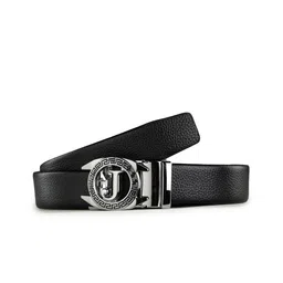 Kastner Men Black & Silver-Toned Textured Belt-image-98