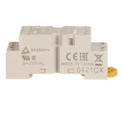 Omron 29.5 mm DIN Rail 5 A Relay Socket Screw Terminal Beige, PYF14A-N image 2