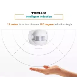 FEDUS PIR Motion Sensor Light Ajustable Motion Detector with 12 m Range (Pack of 2 Pcs) image 5